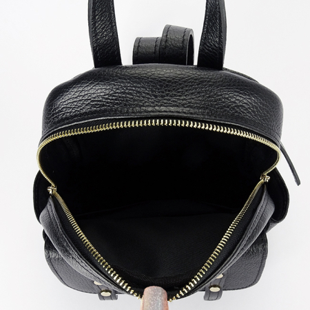 Rucsac negru din piele naturala 2079 127 [6]
