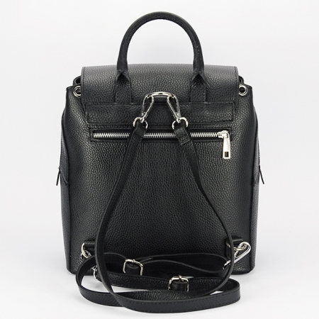 Rucsac 2 in 1 negru din piele naturala 6548-36 123 [4]
