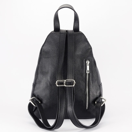 Rucsac negru din piele naturala 8906 122 [4]