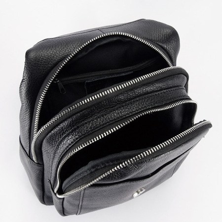 Rucsac negru din piele naturala 8906 122 [7]