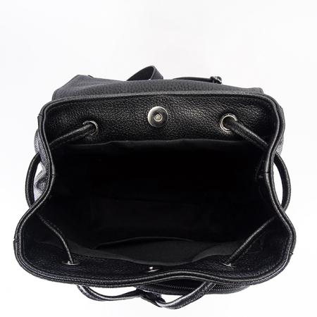 Rucsac negru din piele naturala 8914 M6 [5]