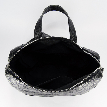 Rucsac negru din piele naturala 8918 122 [6]