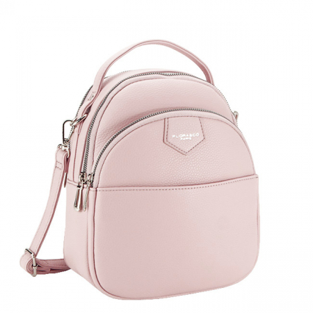 Noutati - Rucsac roz convertibil in geanta F3610. 119