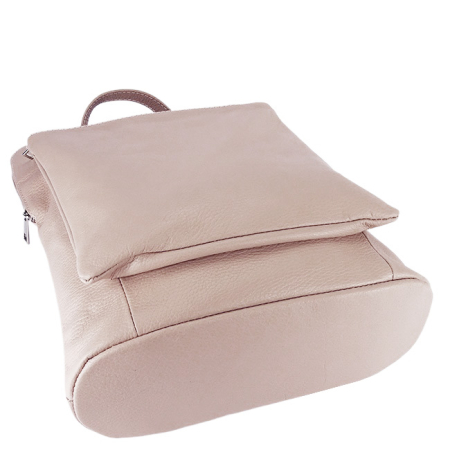 Rucsac roz din piele naturala 2 in1 negru 1441 123 [5]