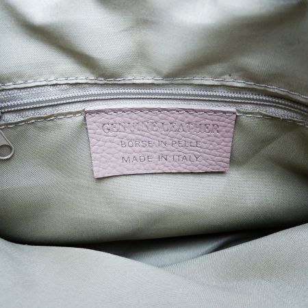 Rucsac roz din piele naturala 2 in1 negru 1441 123 [7]