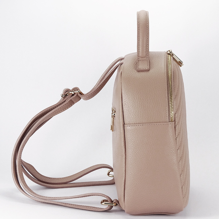 Rucsac roz  din piele naturala 8955 121 [3]