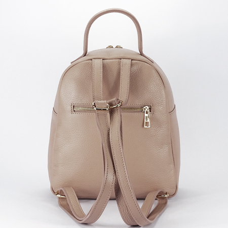 Rucsac roz  din piele naturala 8955 121 [4]