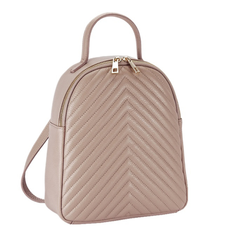 Rucsac roz  din piele naturala 8955 121 [2]