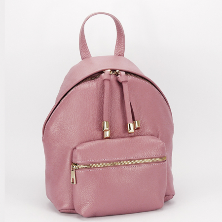 Accesorii - Rucsac roz plamaniu din piele naturala 1081 122