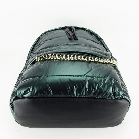 Rucsac verde metalizat din fas 7006 119 [4]
