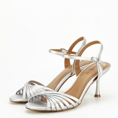 Noutati - Sandale argintii elegante 7252 129