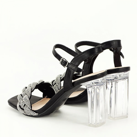 Sandale resigilate elegante negre BL6531-RESIG [2]