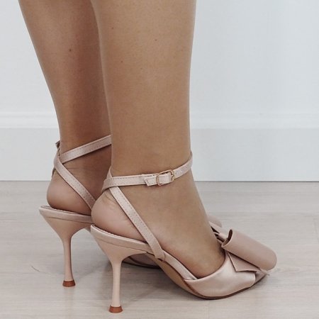 Sandale elegante nude cu fundita BCY9815 M12 [4]