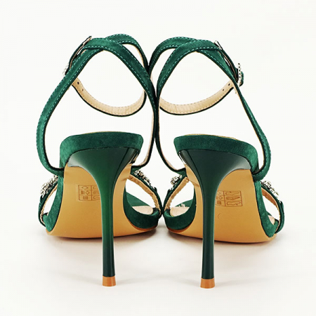 Sandale elegante verde inchis R-2 131 [3]