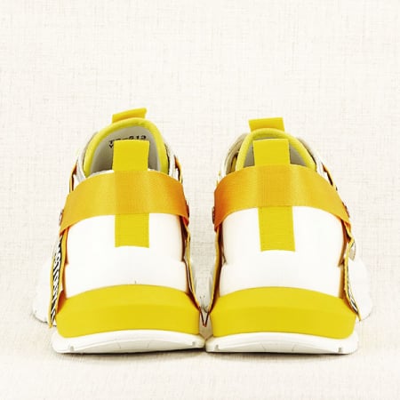 Sneakers alb cu galben Mara [5]