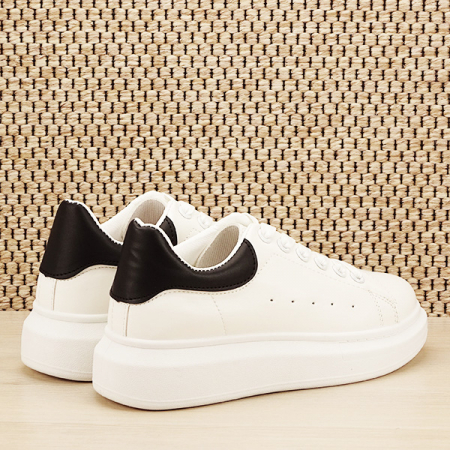 Sneakers alb cu negru Ramona [4]