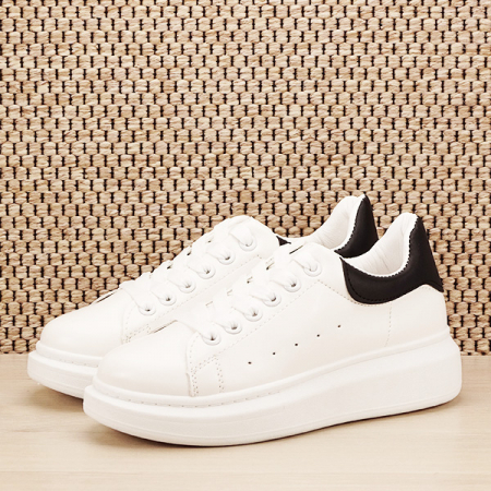 Sneakers alb cu negru Ramona [1]