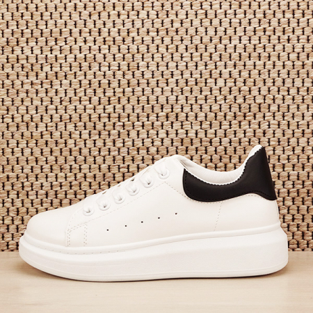 Sneakers alb cu negru Ramona [0]