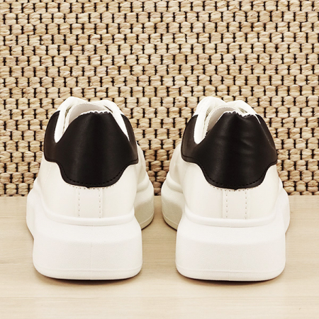 Sneakers alb cu negru Ramona [5]