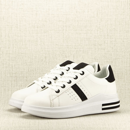 Sneakers alb cu negru Sonia 2 [2]