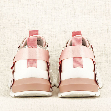 Sneakers alb cu roz Mara [5]