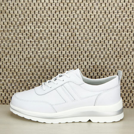 Sneakers alb din piele naturala 5089 M2 [1]