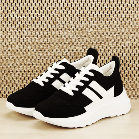 Sneakers alb/negru Calista [1]