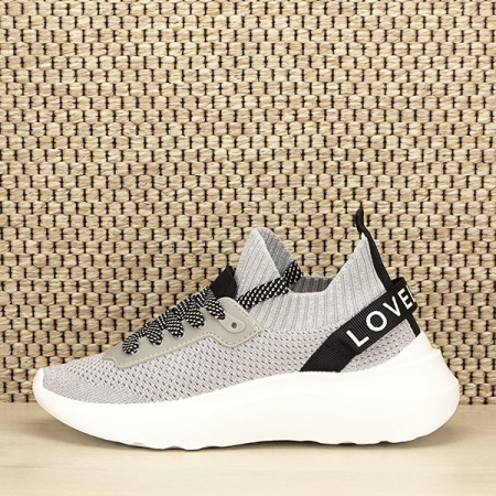 Pantofi sport si sneakers - Sneakers gri Anca M3