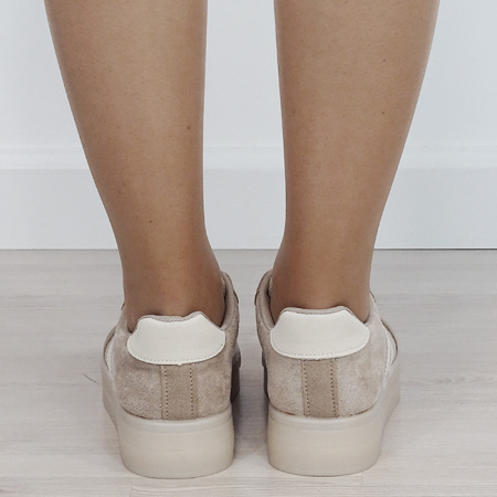 Sneakers bej cu talpa groasa 9059 M2 [3]