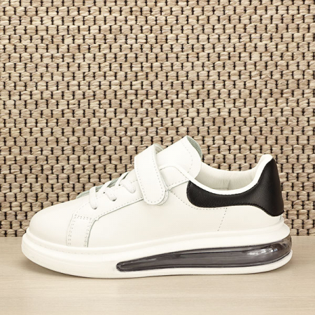 Sneakers copii alb cu negru Lili [0]
