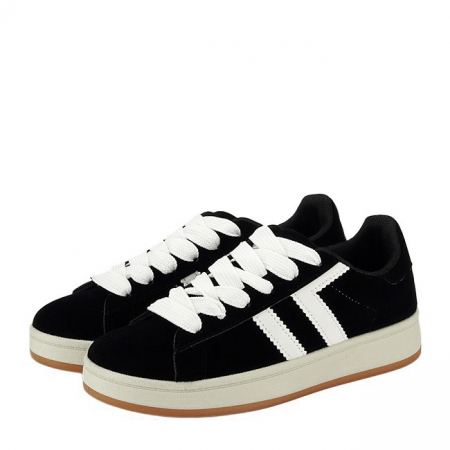 Sneakers negrii cu talpa groasa BM-1101 M2 [1]