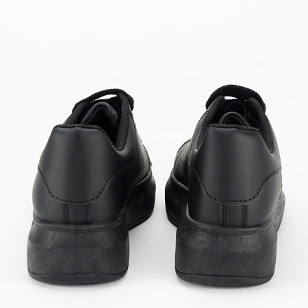 Sneakers negrii cu talpa groasa M-8826 M2 [2]