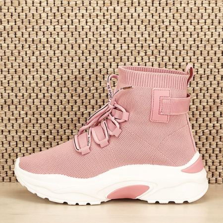 Pantofi sport si sneakers - Sneakers roz Sara M3