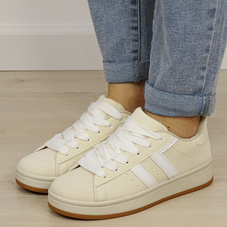 Sneakersi dama bej BM-1101 M2 [1]
