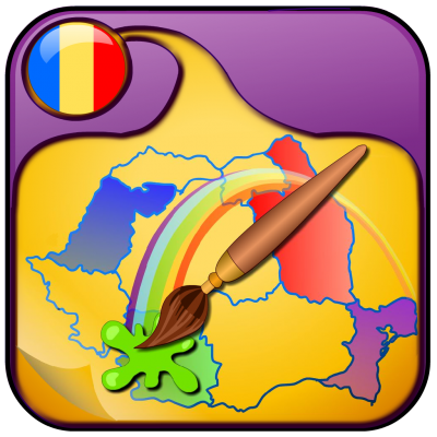 Aplicatii pentru mobile - carti ca aplicatii - Eu descopar ROMANIA colorand-o