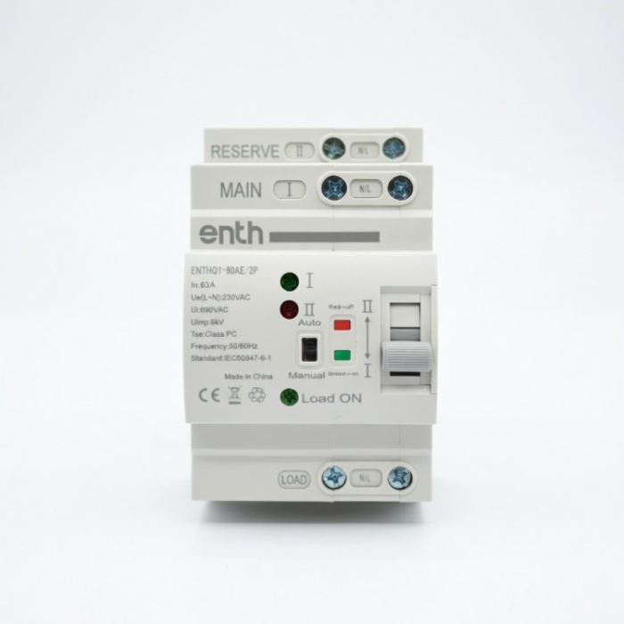 ATS Monofazat eNTH 2P 63A 230V Comutator Automat Surse [6]