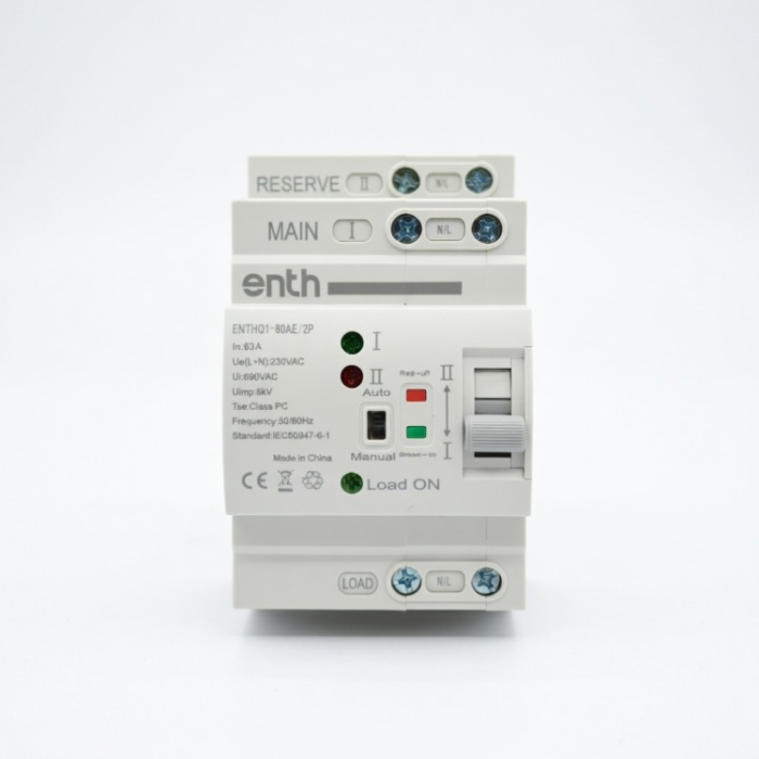 ATS Monofazat eNTH 2P 63A 230V Comutator Automat Surse [8]