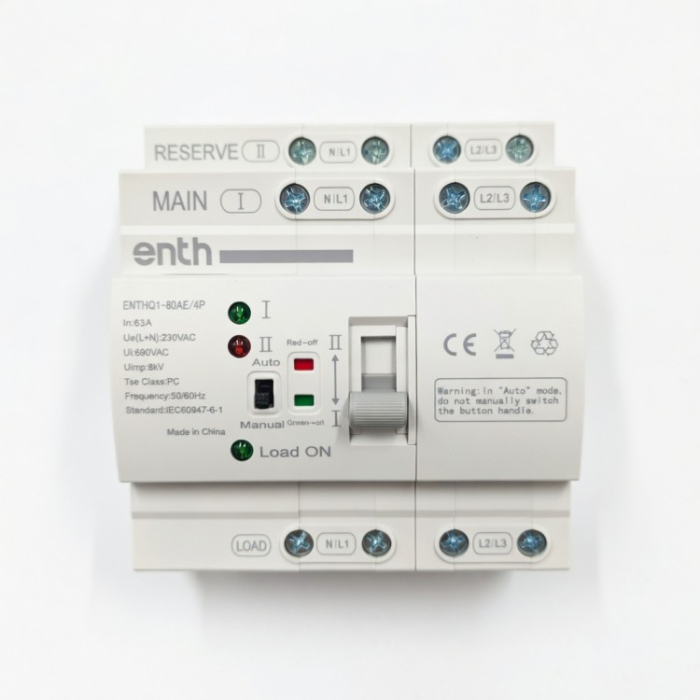 Comutator ATS Trifazat eNTH 4P 63A 400VAC Comutare Automată Surse [6]