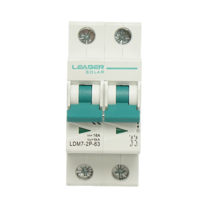 Întrerupător Automat CC 2P 16A 600VDC LEADER LDM7-2P-63-16A-600V [2]