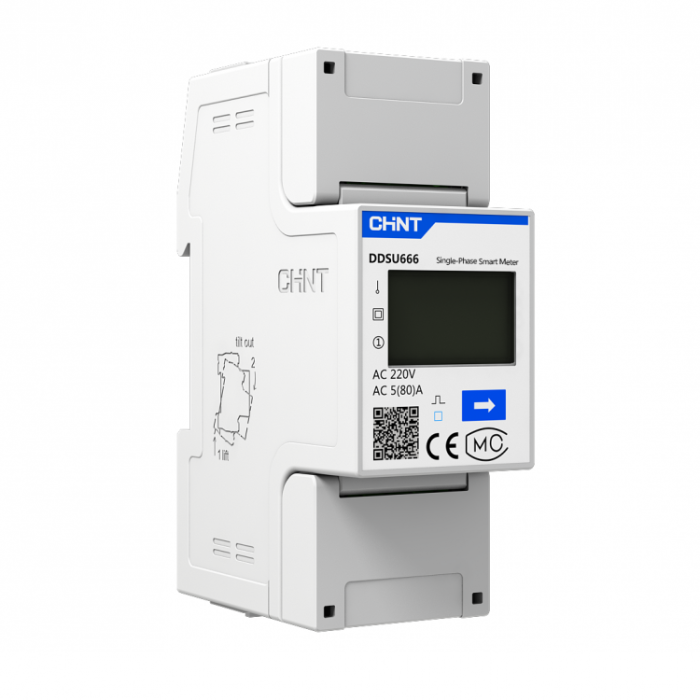 Smart Meter Monofazat CHiNT DDSU666 5(80)A Conexiune Directa SOFAR [3]