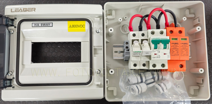 Tablou Fotovoltaic DC LEADER 1 String MCCB SPD 800VDC IP65 Precablat [4]
