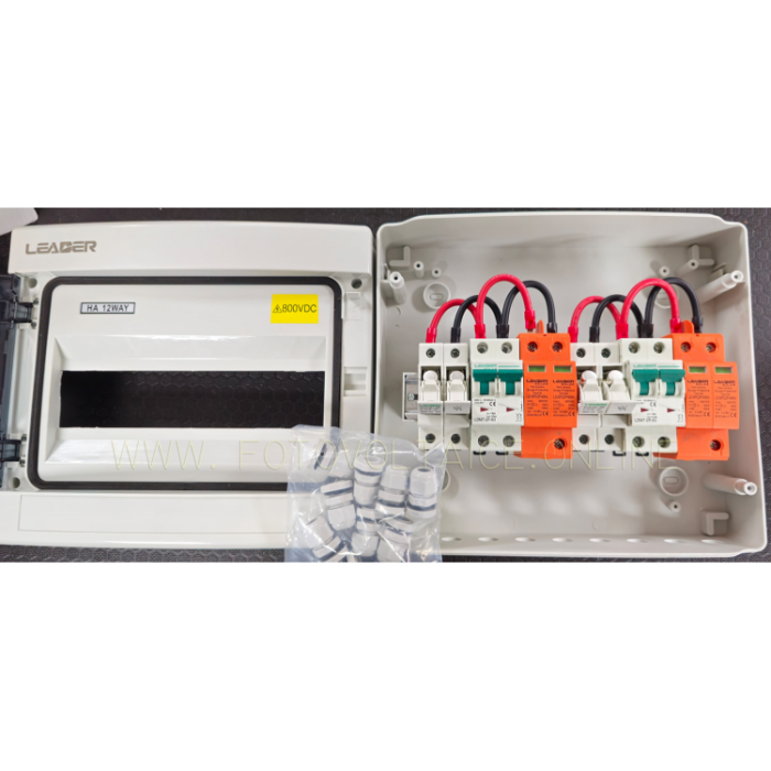 Tablou Fotovoltaic DC LEADER 2 Șiruri MCCB SPD 800VDC IP65 Precablat [2]