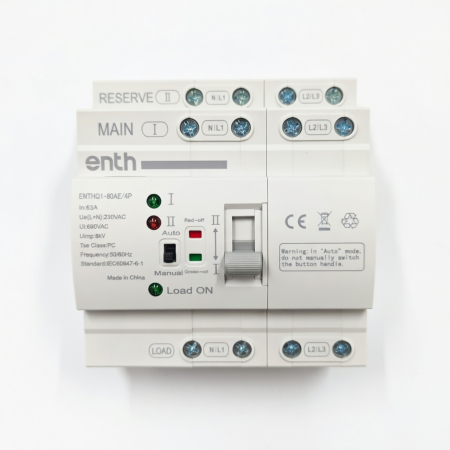 Comutator ATS Trifazat eNTH 4P 63A 400VAC Comutare Automată Surse [1]