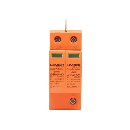 Descărcător de supratensiune DC 2P 1000V 40kA SPD Leader LD-SPD2P-40kA [1]