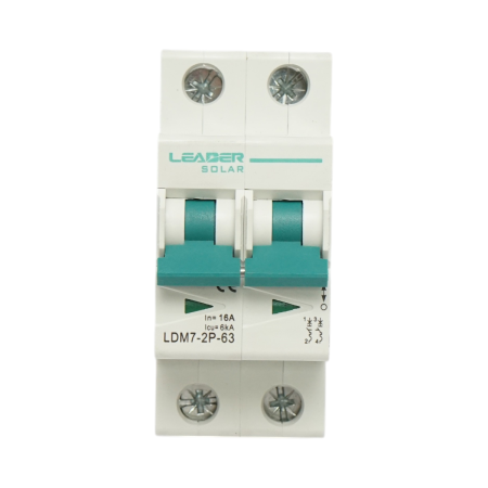 Accesorii - Întrerupător Automat CC 2P 16A 600VDC LEADER LDM7-2P-63-16A-600V