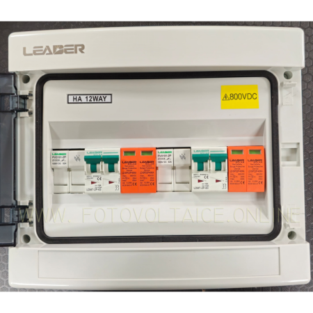 Tablouri si protectii - Tablou Fotovoltaic DC LEADER 2 Șiruri MCCB SPD 800VDC IP65 Precablat