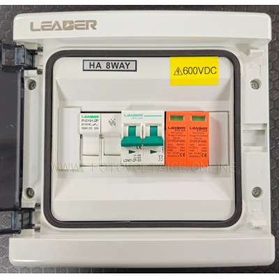 Tablouri electrice & Protectii - Tablou Fotovoltaic DC Leader MCCB + SPD 600VDC IP65 1 String