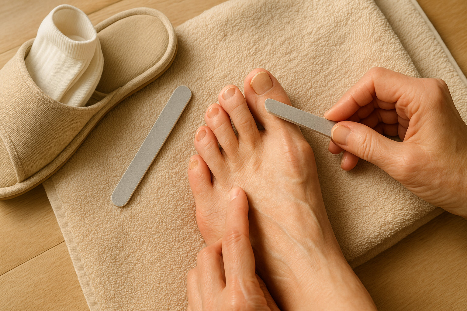 Cum sa tai unghiile groase de la picioare