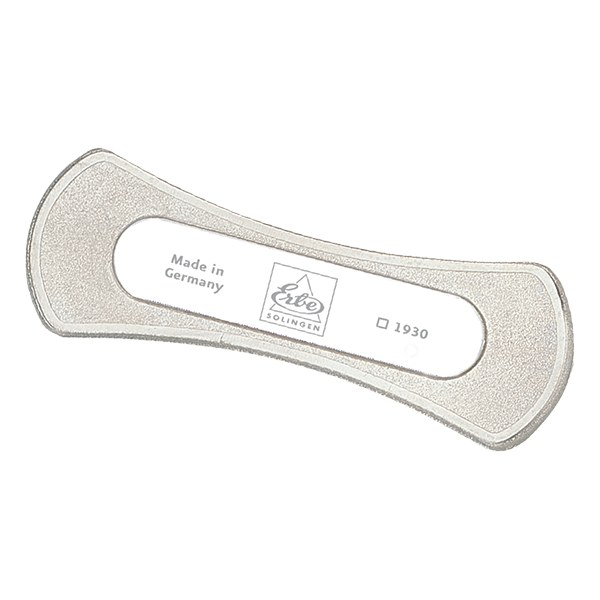 Pilă de unghii din safir Quicky albă, 8 cm, parte grosieră + fină, Erbe Solingen [2]