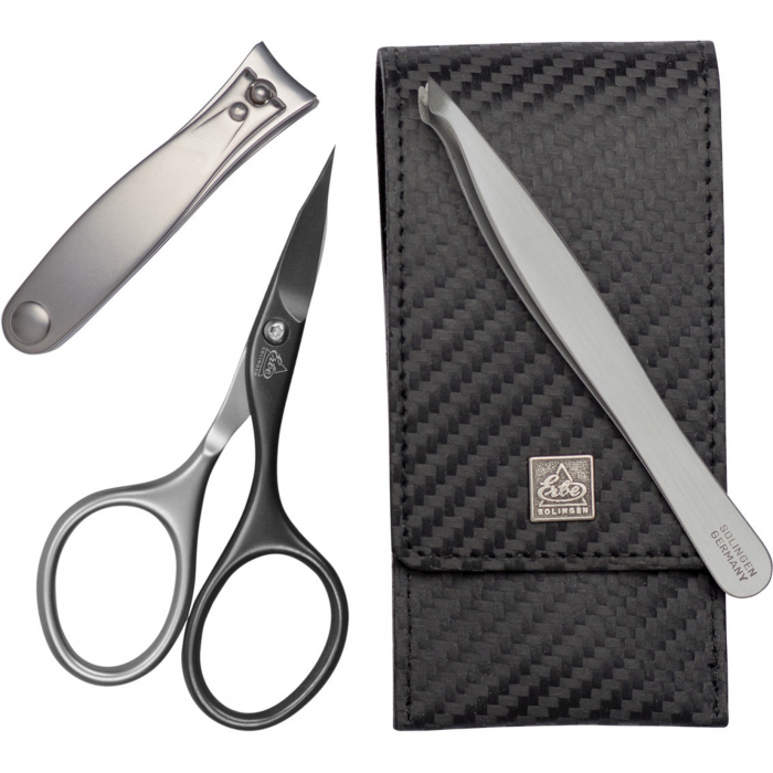Trusă compactă manichiură Carbon look, 3 instrumente [2]